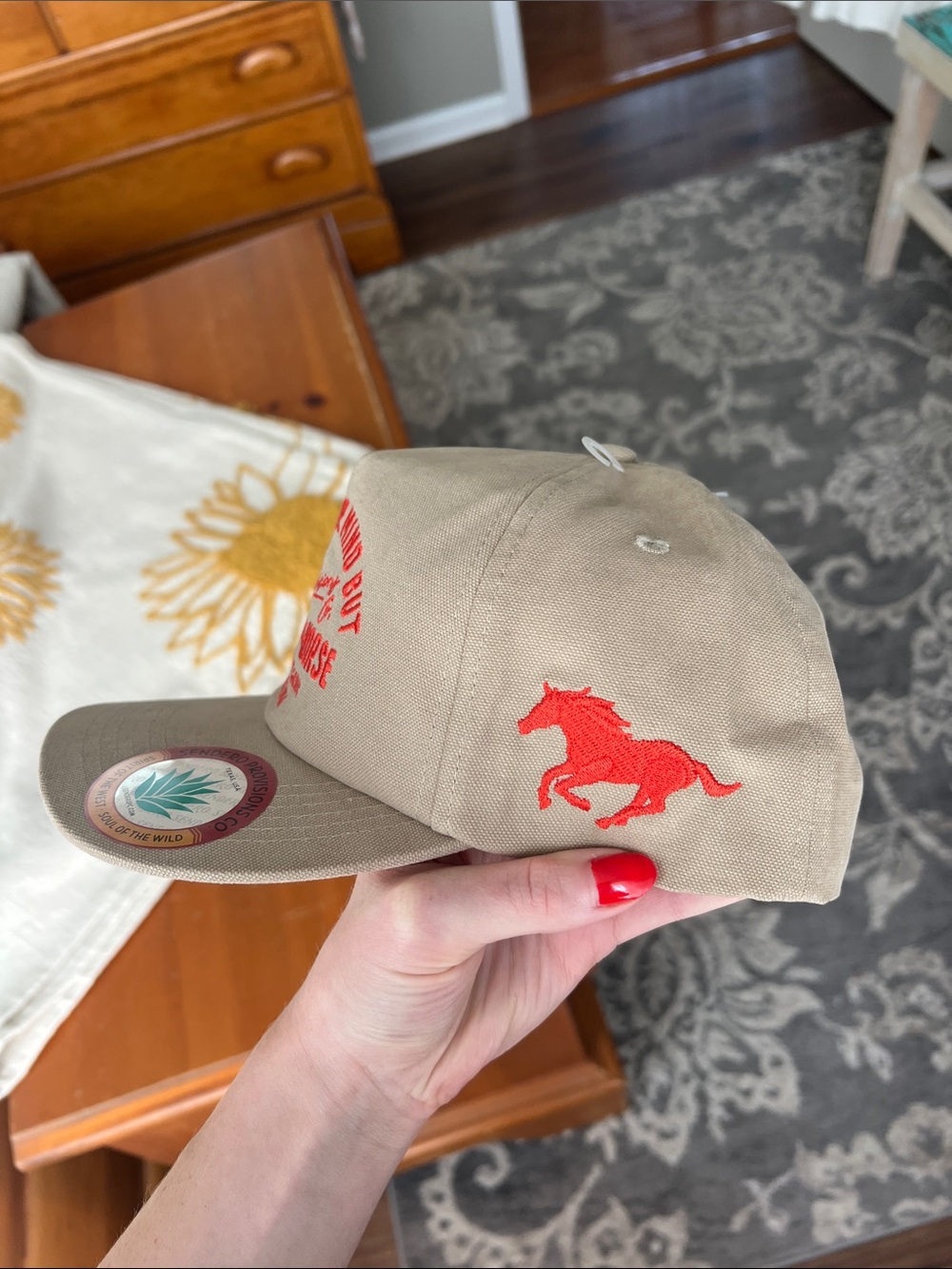 NWT Sendero Provisions Co. Fast Horse Embroidered Trucker - Picture 2 of 5